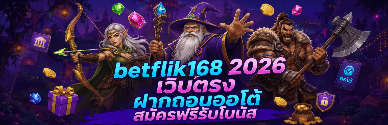 betflik168 2026 เว็บตรง ฝากถอนออโต้ สมัครฟรีรับโบนัส ปก